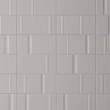Division Silver 8x16 Fluted Matte Ceramic Tile