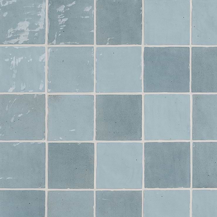 Portmore Sky Blue 4x4 Glazed Ceramic Tile