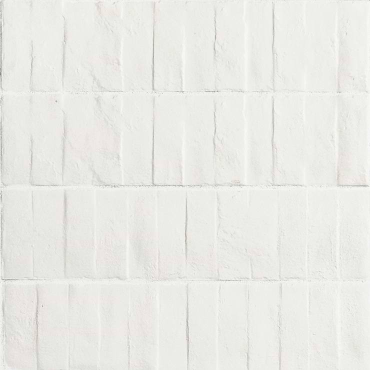 Rework Plaster White 3x12 Matte Porcelain Tile