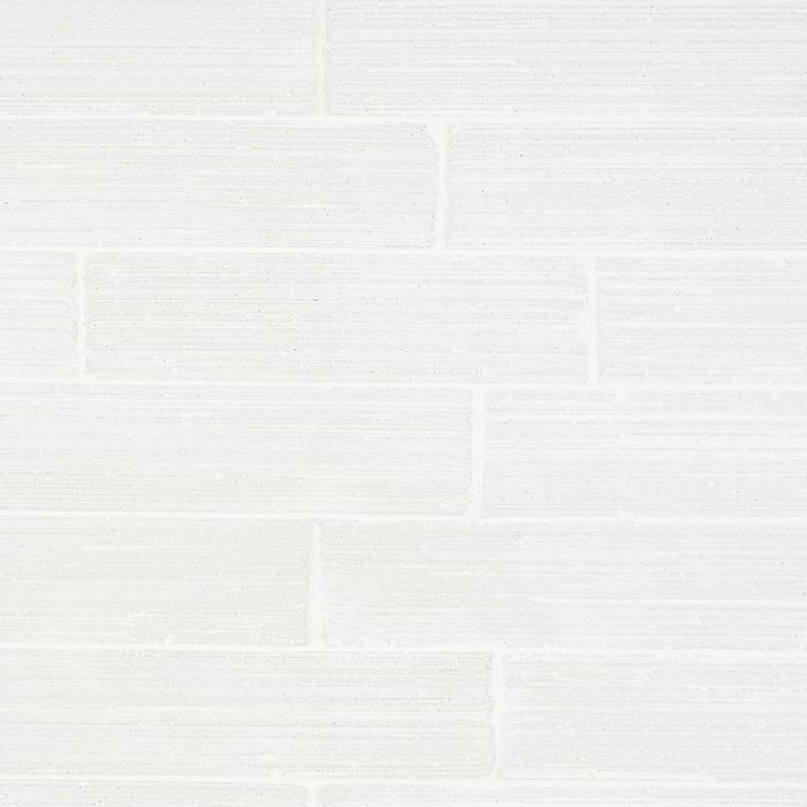 Cadenza Stroke Vintage White Matte 2x9 Clay Tile