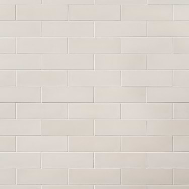 Color One Chalk White 2x8 Matte Cement Subway Tile