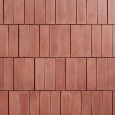 Color One Cotto Red 2x8 Matte Cement Subway Tile