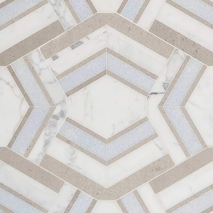 Mezzo Dolce Polished Marble Mosaic