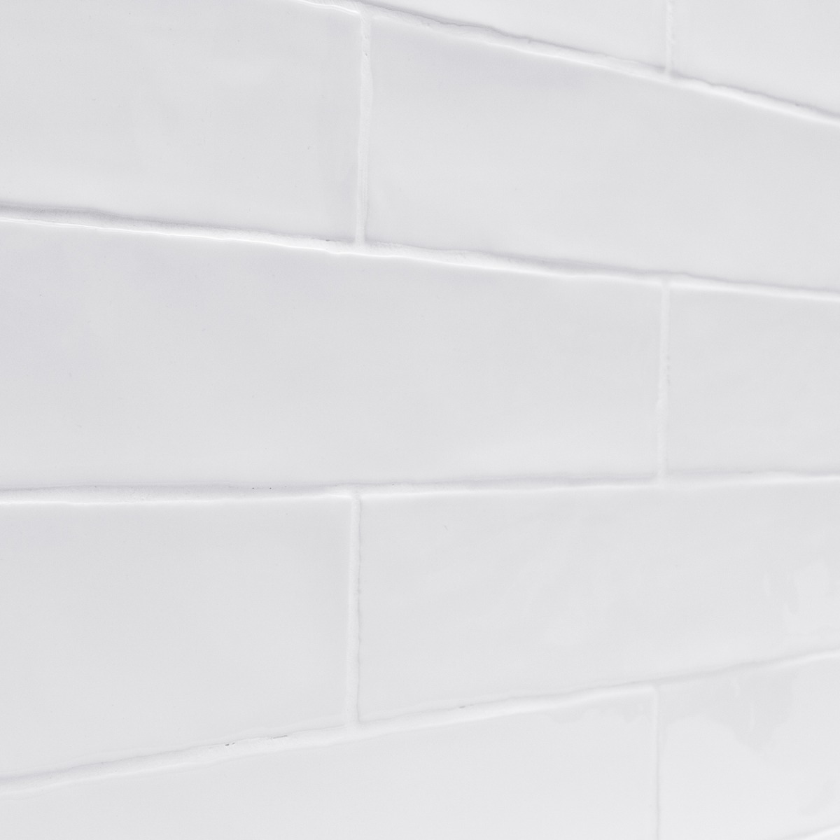 Lancaster Bianco White 3x12 Polished Ceramic Subway Wall Tile