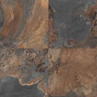 Paleo Slate Dark Brown 24x24 Textured Porcelain 2CM Outdoor Paver