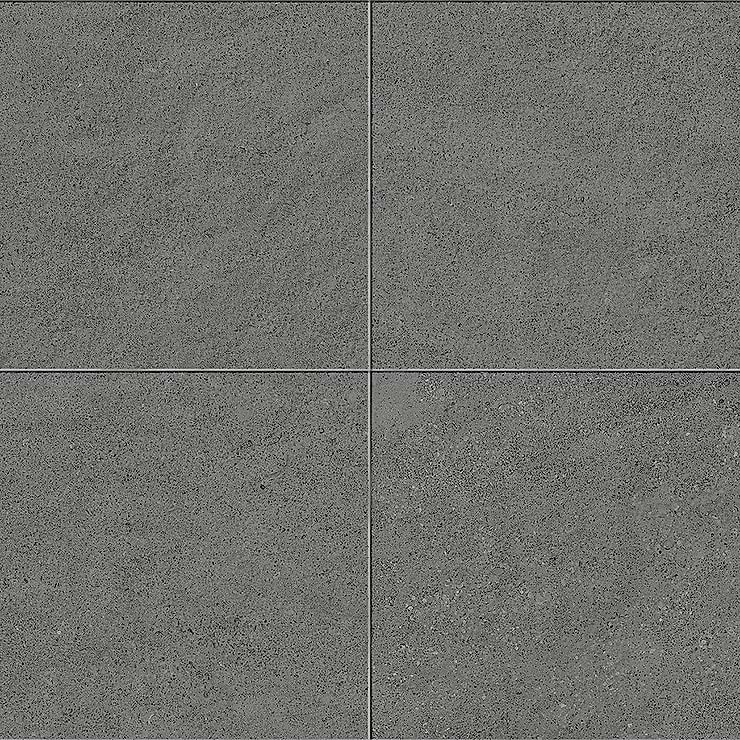 Paleo Limestone Dark Black 24x24 Textured Porcelain 2CM Outdoor Paver; in Black Porcelain ; for Floor Tile, Kitchen Floor, Outdoor Floor, Outdoor Wall, Commercial Floor; in Style Ideas Rustic, Classic, Industrial, Modern