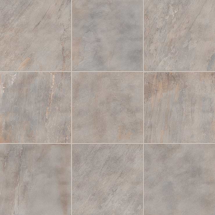 Paleo Quartz Gray 24x24 Textured Porcelain 2CM Outdoor Paver