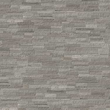 Rugged Stacked Bluestone Tumbled Gray 6x24 3D Matte Porcelain Tile