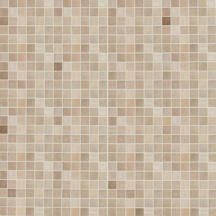 Ristretto Sand Beige 2x2 Matte Porcelain Mosaic Tile