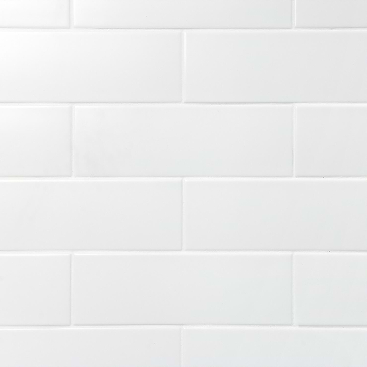 London White 3x9 Ceramic Tile