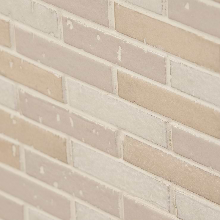 Bohemian Brick Warm Mix 1/2x3 Clay Tile