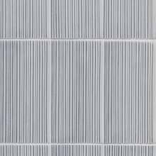 Nabi Sky Blue 4.5x9 Fluted Ridged Polished Glass Tile