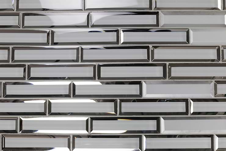 Felicity Polished Inverted Beveled Mirror Glass Tile