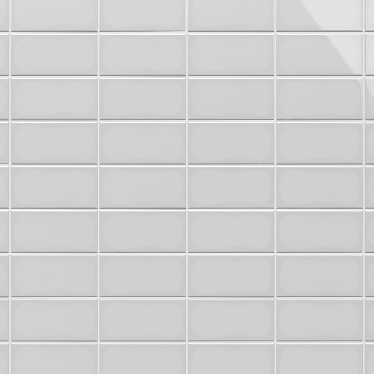 Park Hill Light Gray 3X6 Polished Porcelain Tile