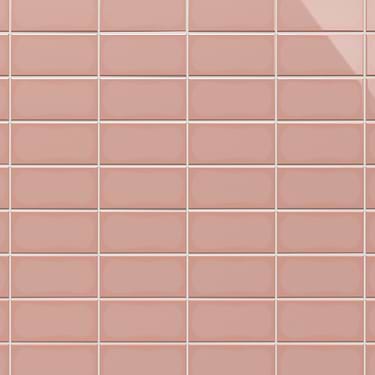Park Hill Pink 3X6 Polished Porcelain Subway Tile