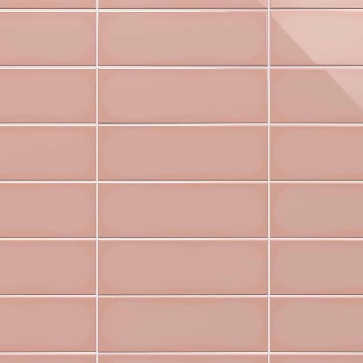 Park Hill Coral Rose 4X12 Polished Porcelain Tile
