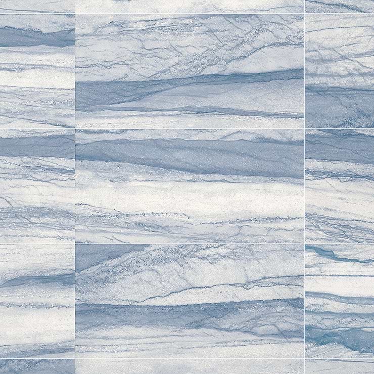 Macauba Azur 12x24 Polished Porcelain Tile