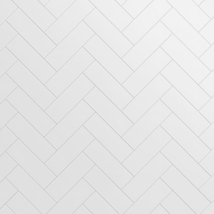 Loft Super White 4x12 Frosted Glass Subway Wall Tile