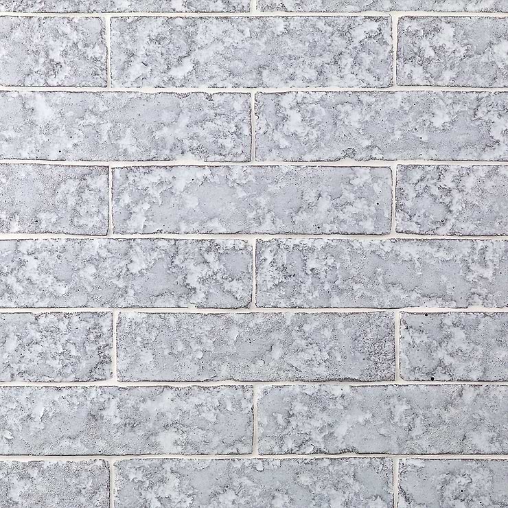 Osterley White Brick tile  11x22.5cm Stone Effect Tile —