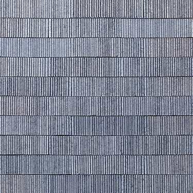 Easton Summit Textured Denim Light Blue 2x9 Handmade Clay Subway Tile - Sample