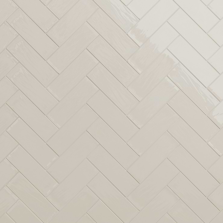 Santa Monica Ivory 4x12 Polished Ceramic Tile