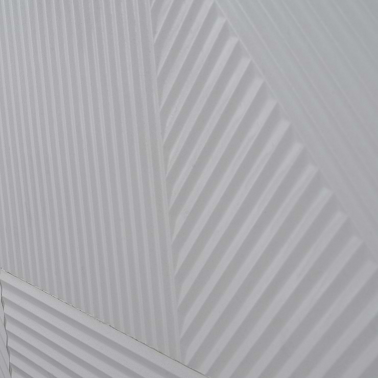 Renzo Grigio Gray 3D Matte Porcelain 12x24 Tile