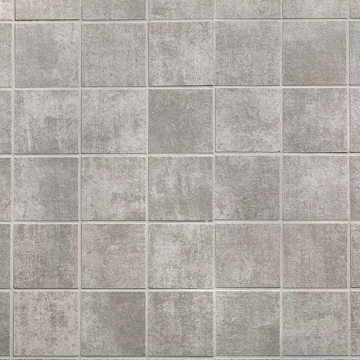 Basic Cement Grigio 2x2 Matte Porcelain Mosaic Tile