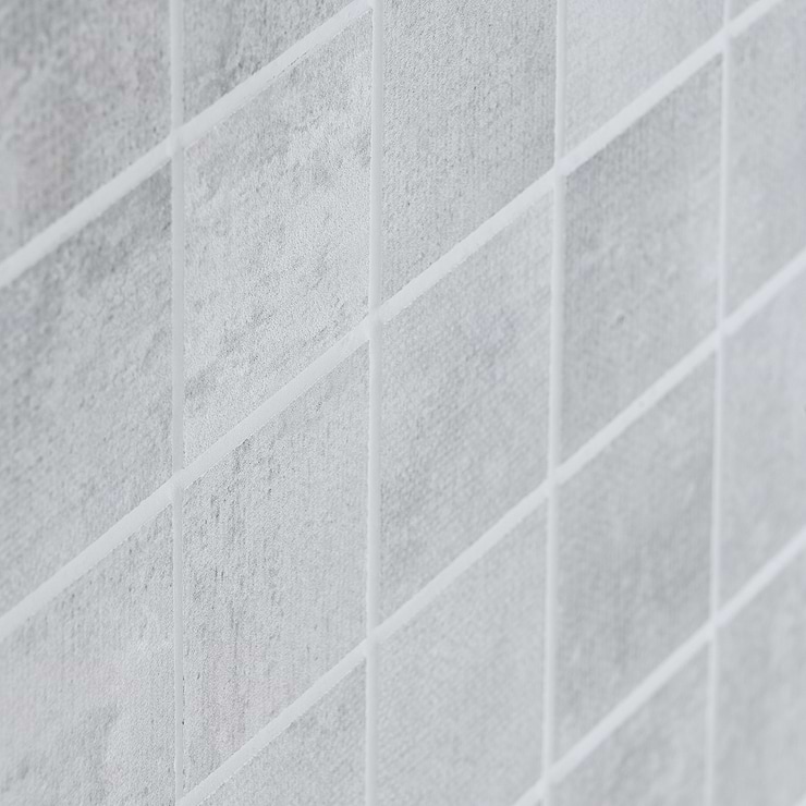 Holland Fog Medium Gray 2x2 Matte Porcelain Mosaic Tile