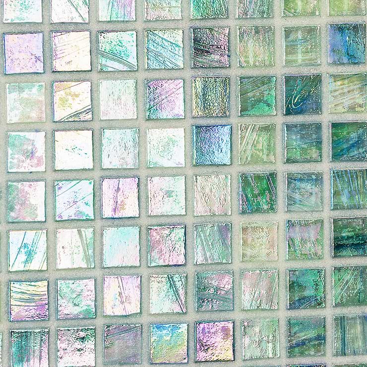 Mosaic Glass Tiles Bloom 09-040- 2 Tile Sheets