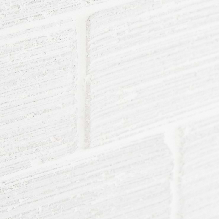 Cadenza Stroke Vintage White Matte 2x9 Clay Tile