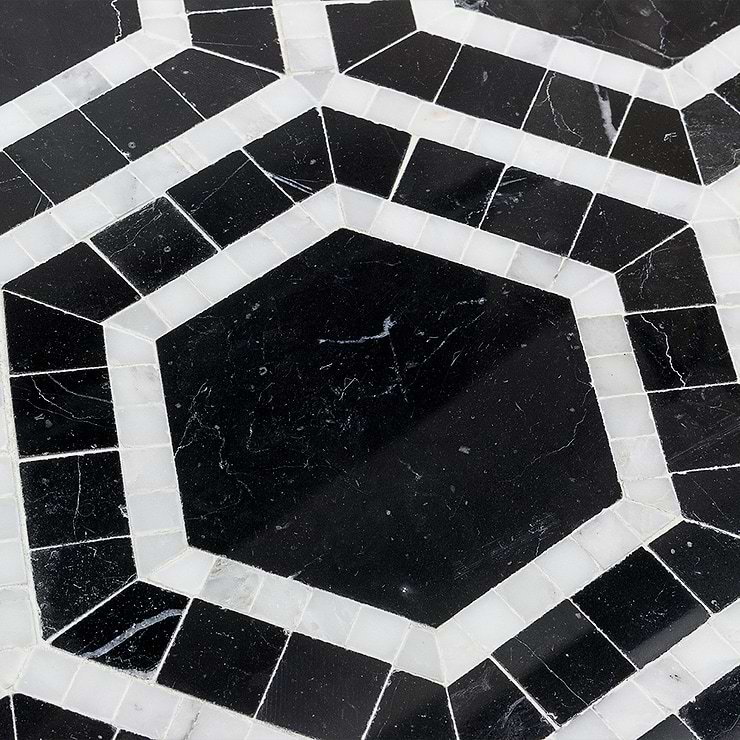 Nova Black Hole Marble Tile