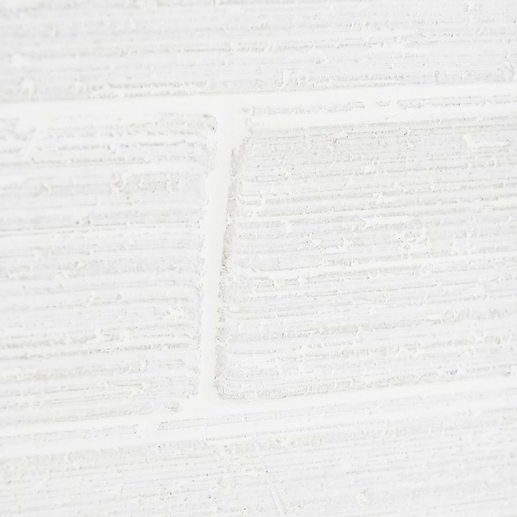 Cadenza Stroke Vintage White Matte 2x9 Clay Tile