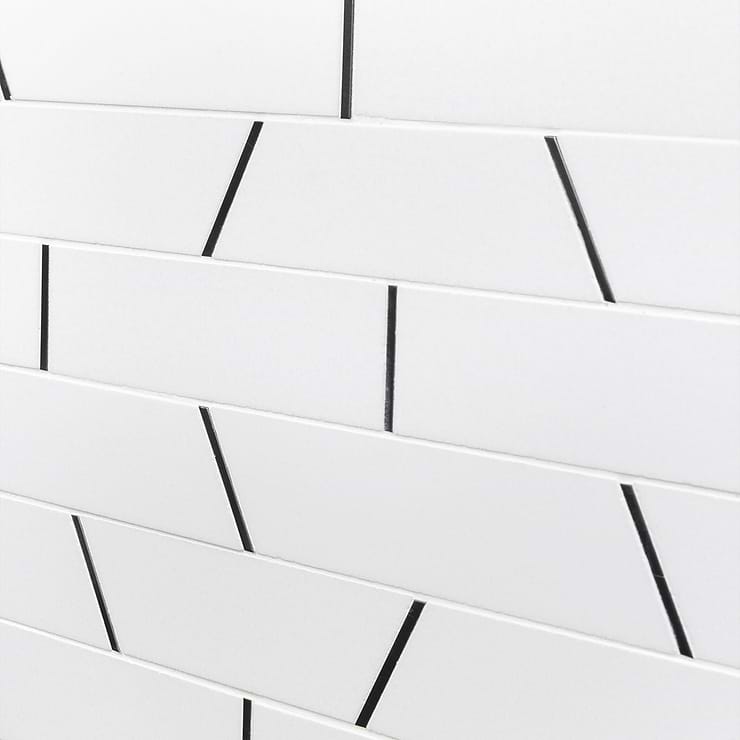 Matrix Trapezoid Porclain and Steel Tile