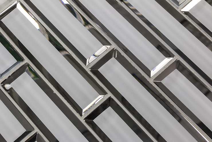 Felicity Polished Inverted Beveled Mirror Glass Tile