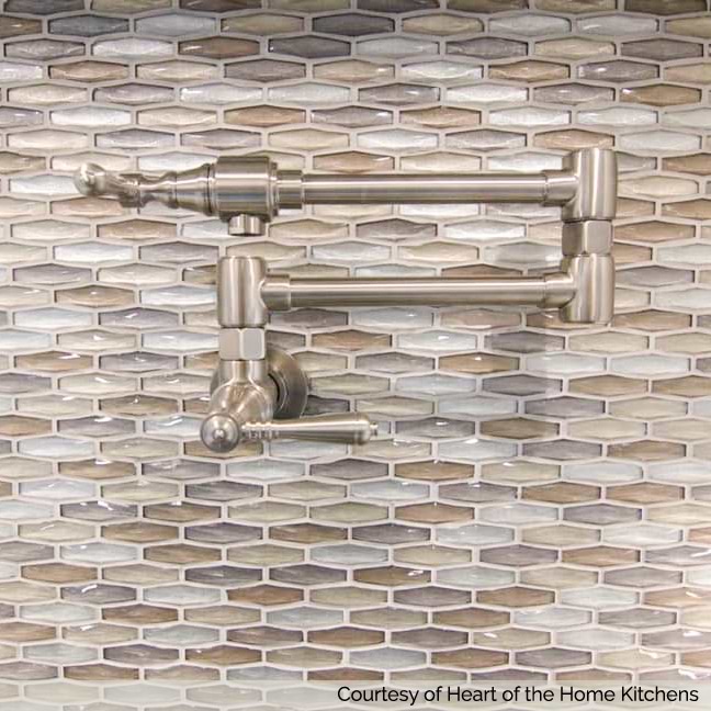 Apex Silver Dawn 1x3 Glass Wall Polished Mosaic Tile