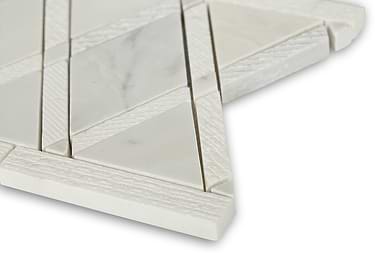 Imperial Textured Asian Statuary Gray 6x12 Border