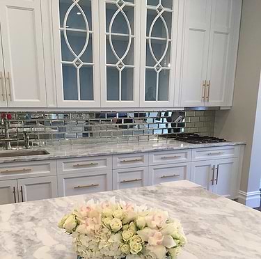 Reflection Revere Beveled Mirror Subway Tile for Wall  - Sample
