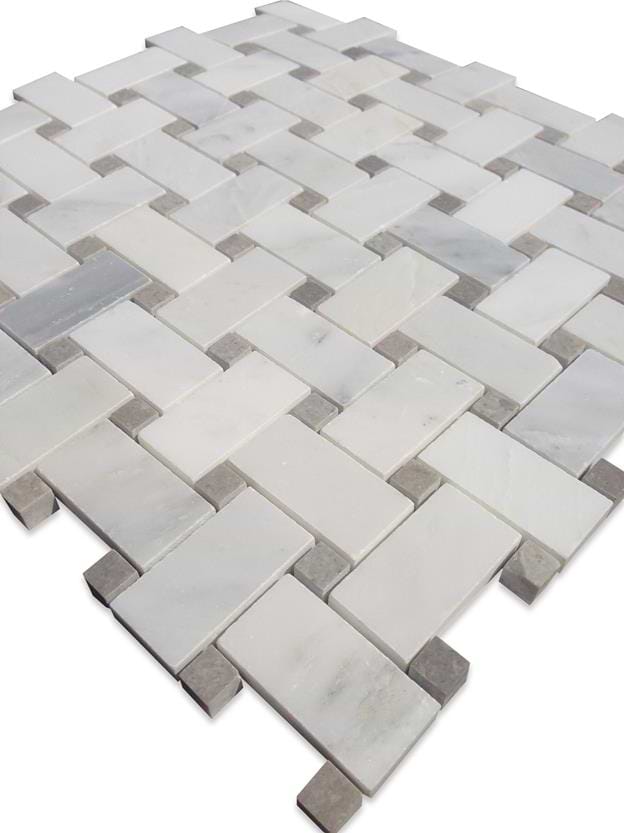 Twine Asian Statuary Honed Marble Tile