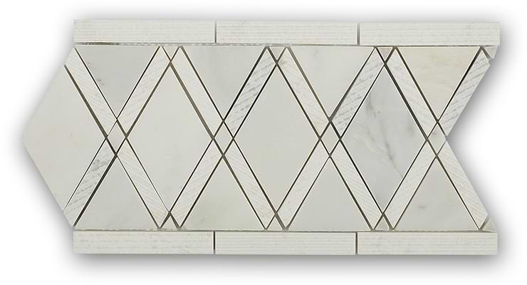 Imperial Textured Asian Statuary Gray 6x12 Border; in Asian Statuary Asian Statuary; in Style Ideas Craftsman, Traditional, Transitional