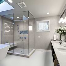 Instinct Light Gray 2x2 Concrete Look Matte Porcelain Mosaic Tile