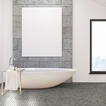 Instinct Dark Gray 2x2 Concrete Look Matte Porcelain Mosaic Tile