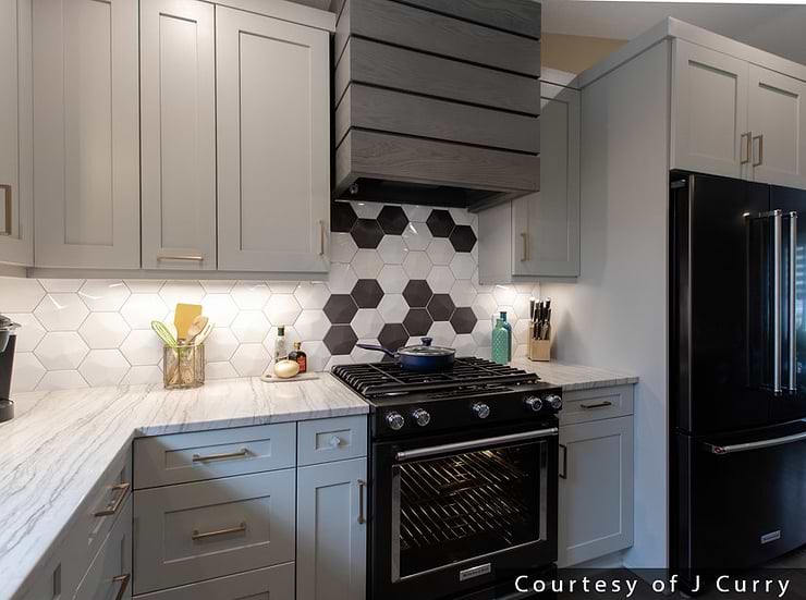 Exagoni Dimension Grafito Matte Hexagon Ceramic Tile