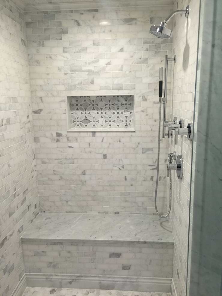 Highland Blossom Marble Tile