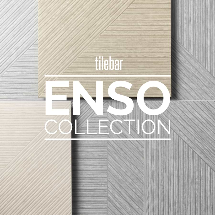 Enso Ash Beige 24x48 Ribbed Matte Porcelain Wood Look Tile