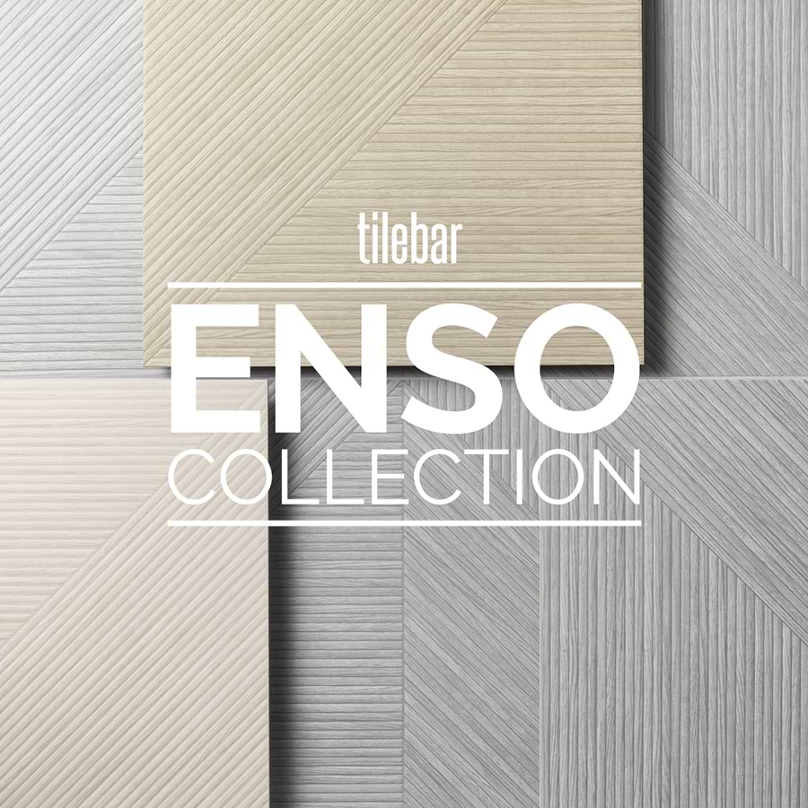 Enso Oak 24x48 Ribbed Matte Porcelain Wood Look Tile