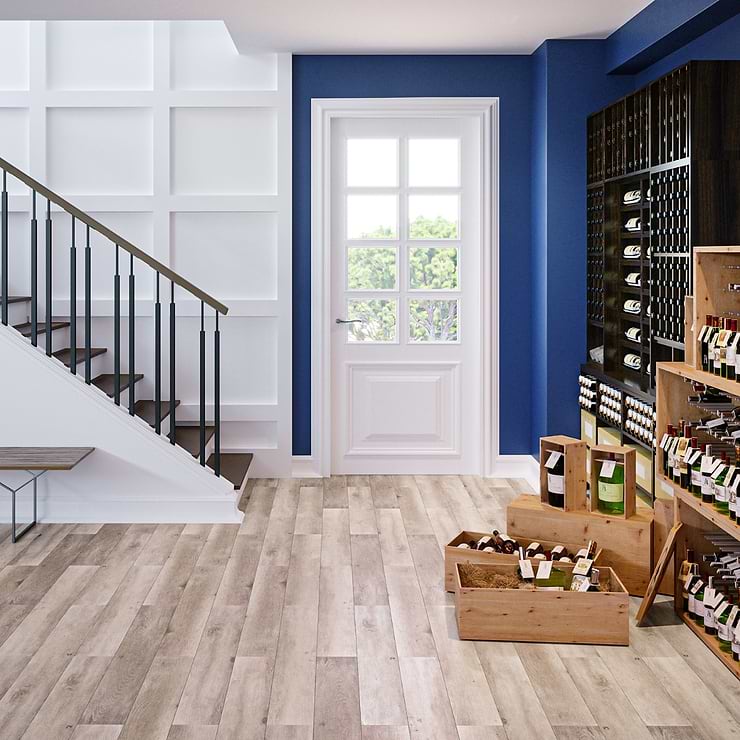 ReNew Bur Oak Veranda 12mil Wear Layer Glue Down 6x48 Luxury Vinyl Plank Flooring