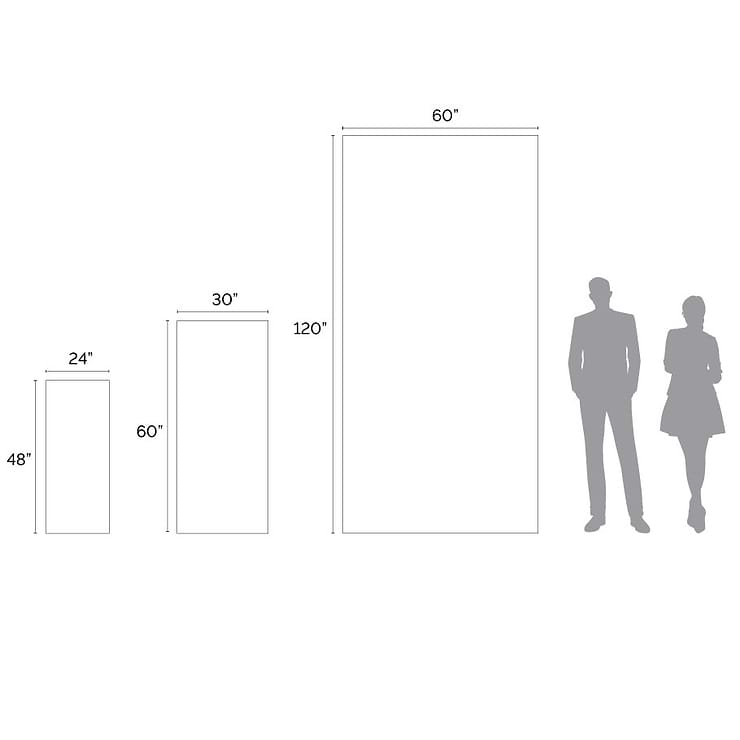 TileBarXL Marmi Slim White Calacatta 30"x60" Polished Porcelain Slab