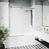 11cm/15cm Modern Stainless Steel Bathroom Tile Invisible Shower
