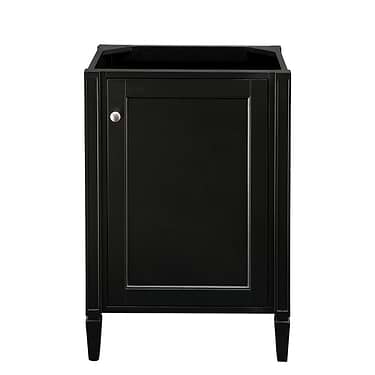 Britannia Black Onyx 24" Single Vanity Cabinet without Top by JMV