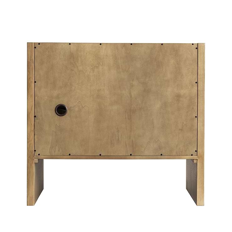 James Martin Vanities Hudson Light Natural Oak Brown 36"  Single Vanity